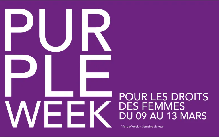 PURPLE WEEK, une semaine pour célébrer les droits des femmes