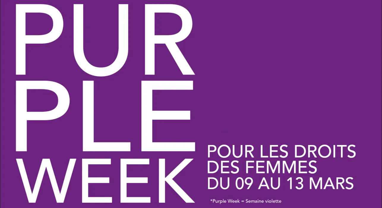 PURPLE WEEK, une semaine pour célébrer les droits des femmes